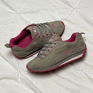 Vintage VANS Achieve Skate Shoes Chunky 90s Y2K Womens 6 Pink Grey